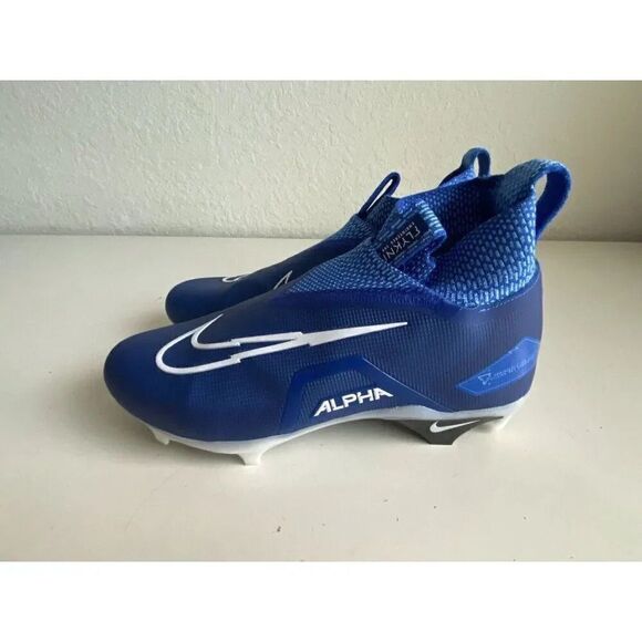 Nike Alpha Menace Elite 3 Flyknit Football Cleats Royal Blue CT6648-414 Men 10.5 - Picture 7 of 12